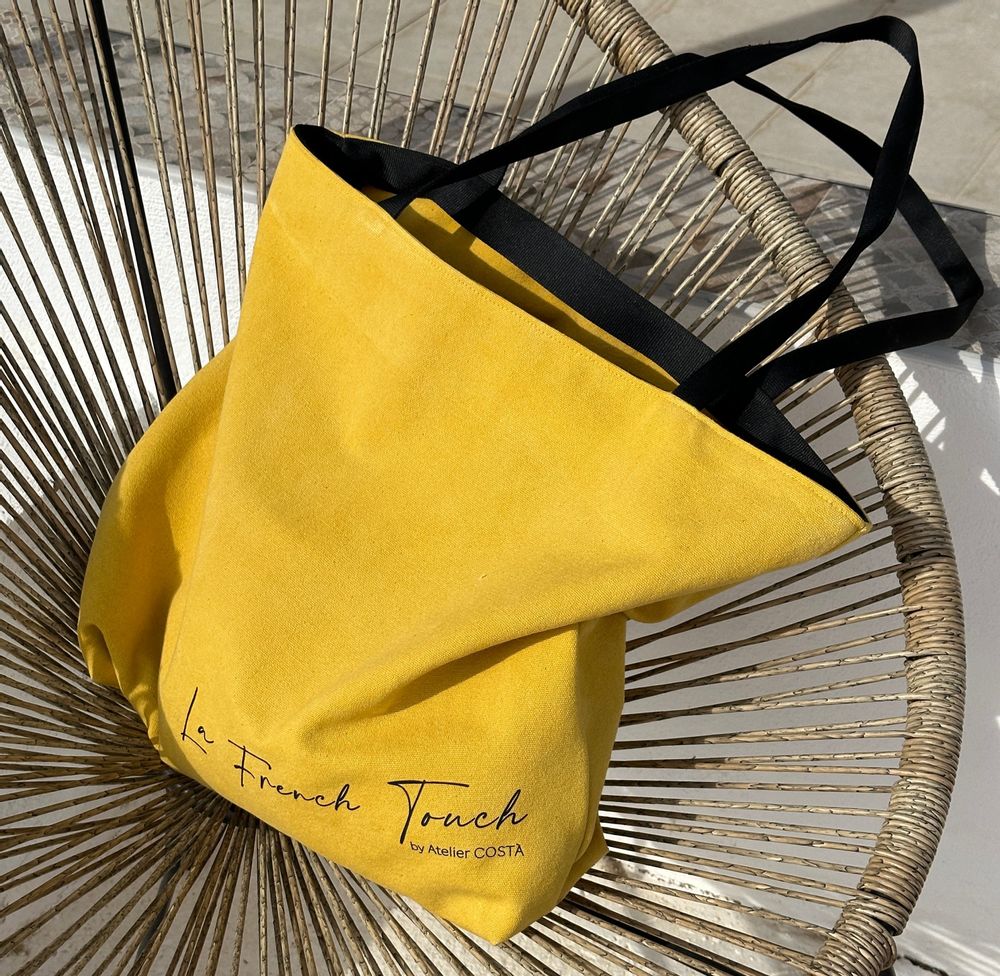 Bags and totes - The canvas tote\" French touch\” - ATELIER COSTÀ