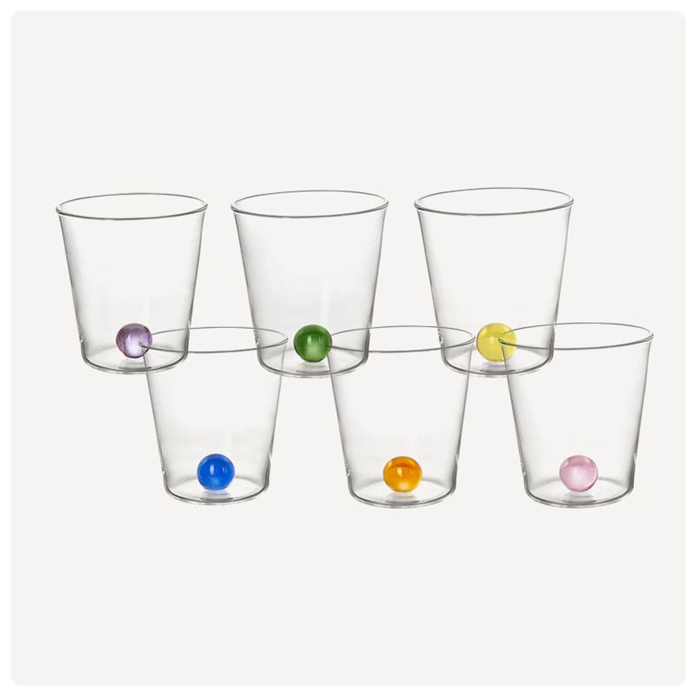 Verres - 6 Verres 1 Boule - India Mahdavi - WAWW LA TABLE