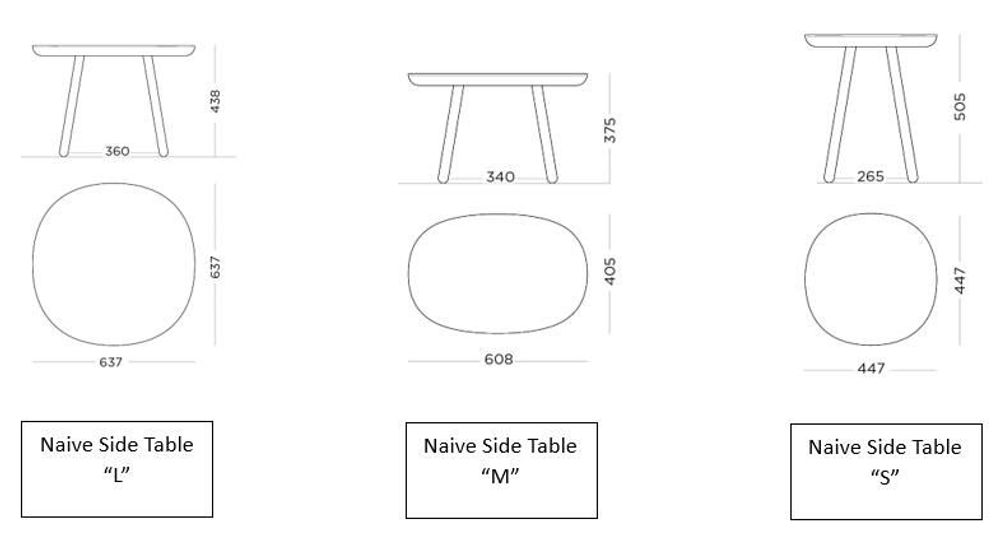 Coffee tables - Naive Side Tables - EMKO