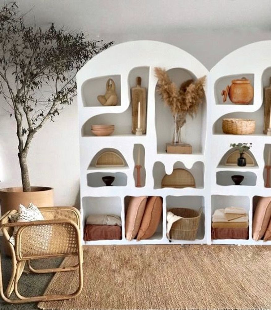 Bookshelves - Ida Console Bookshelf - BELIZE MAR