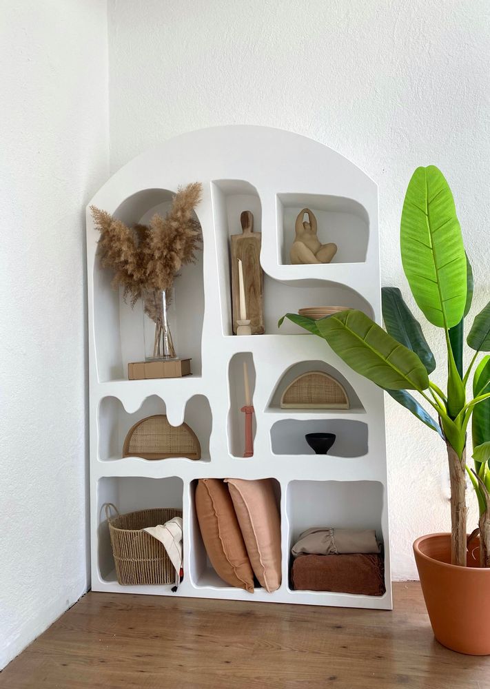 Bookshelves - Ida Console Bookshelf - BELIZE MAR