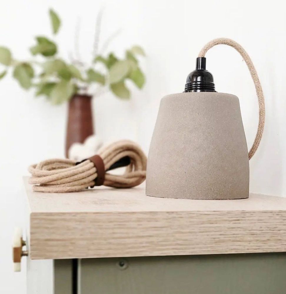 Blinds - DOTE - Oyster Biobased Lampshade - 100% French - HOOPZÏ
