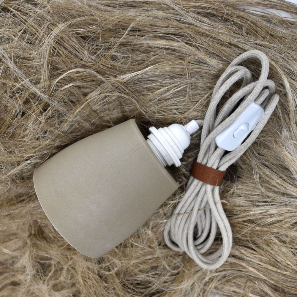 Blinds - DOTE - Oyster Biobased Lampshade - 100% French - HOOPZÏ