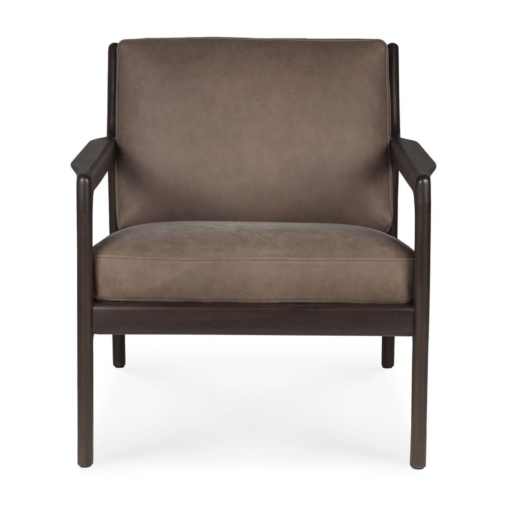 Armchairs - Jack lounge chair - Mahogany - ETHNICRAFT
