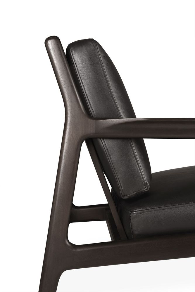 Armchairs - Jack lounge chair - Mahogany - ETHNICRAFT
