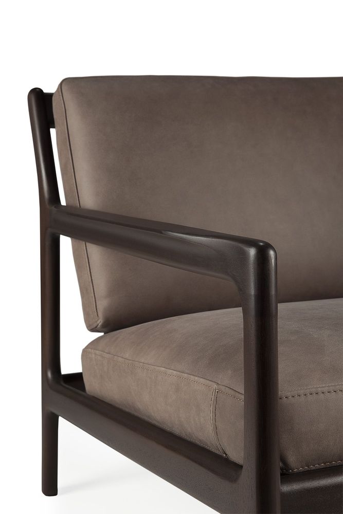 Armchairs - Jack lounge chair - Mahogany - ETHNICRAFT