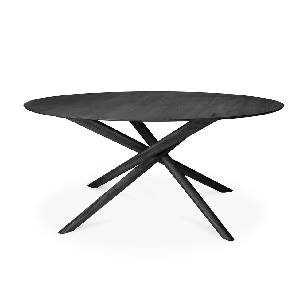 Tables Salle à Manger - Table à manger ronde Mikado - ETHNICRAFT