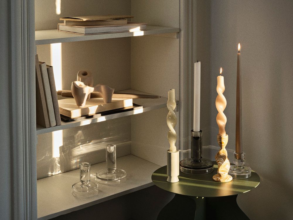 Decorative objects - LEIA CANDLE HOLDER - BROSTE COPENHAGEN A/S