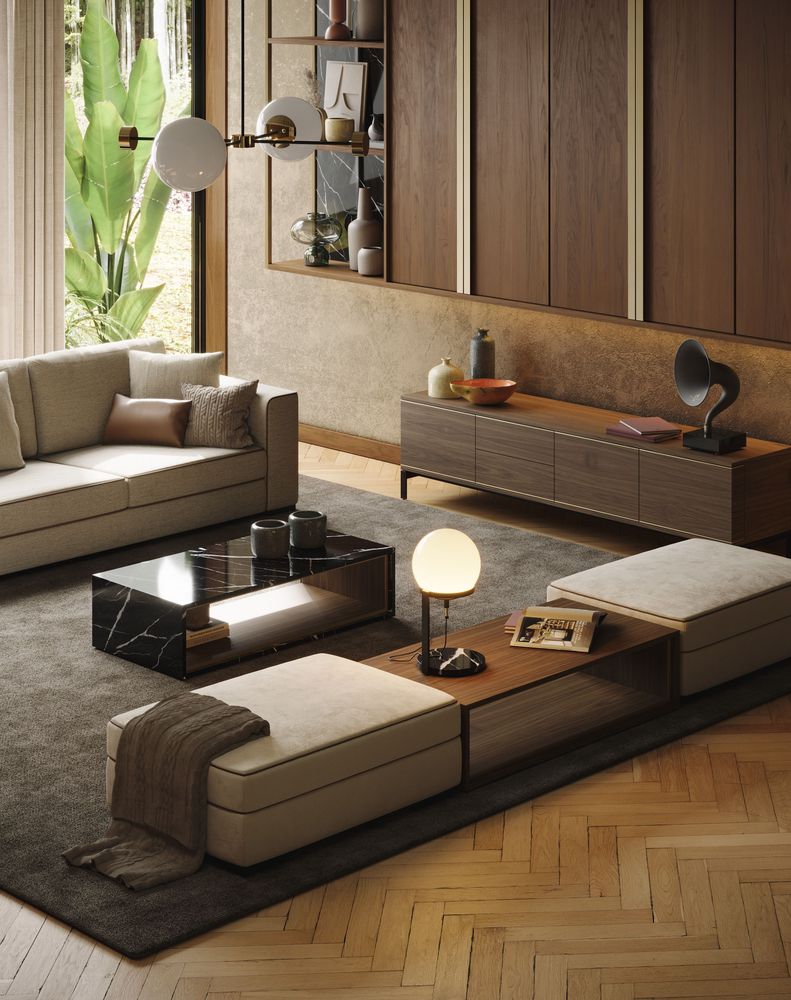 Ottomans - Pouf Grey - LASKASAS