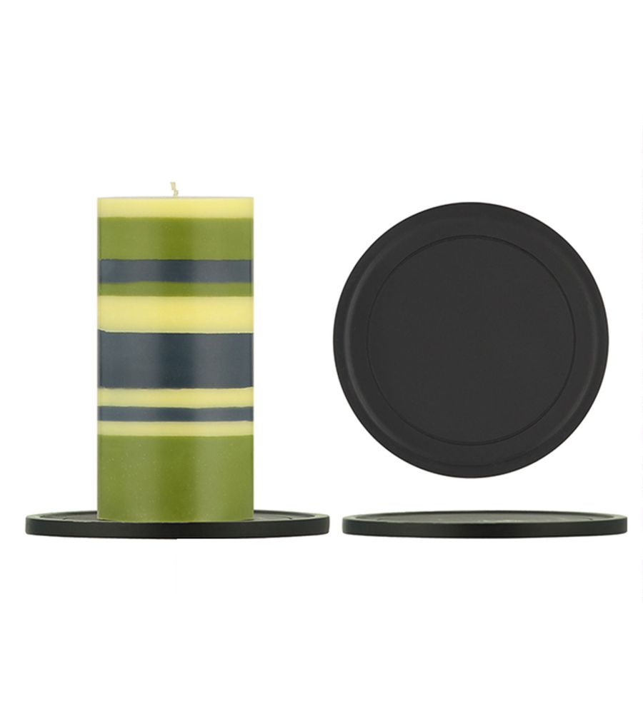 Gifts - British Colour Standard © - Striped & Solid Colour Pillar Candles - BRITISH COLOUR STANDARD©