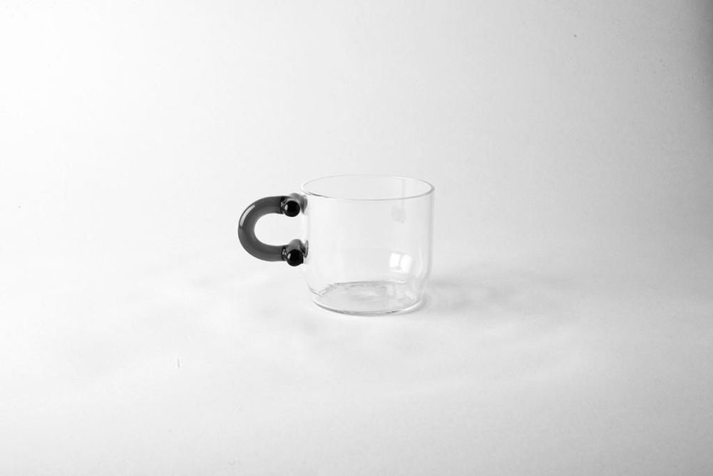 Tea and coffee accessories - Tea Time - Glass Cup Spiral Handle. - AND JACOB