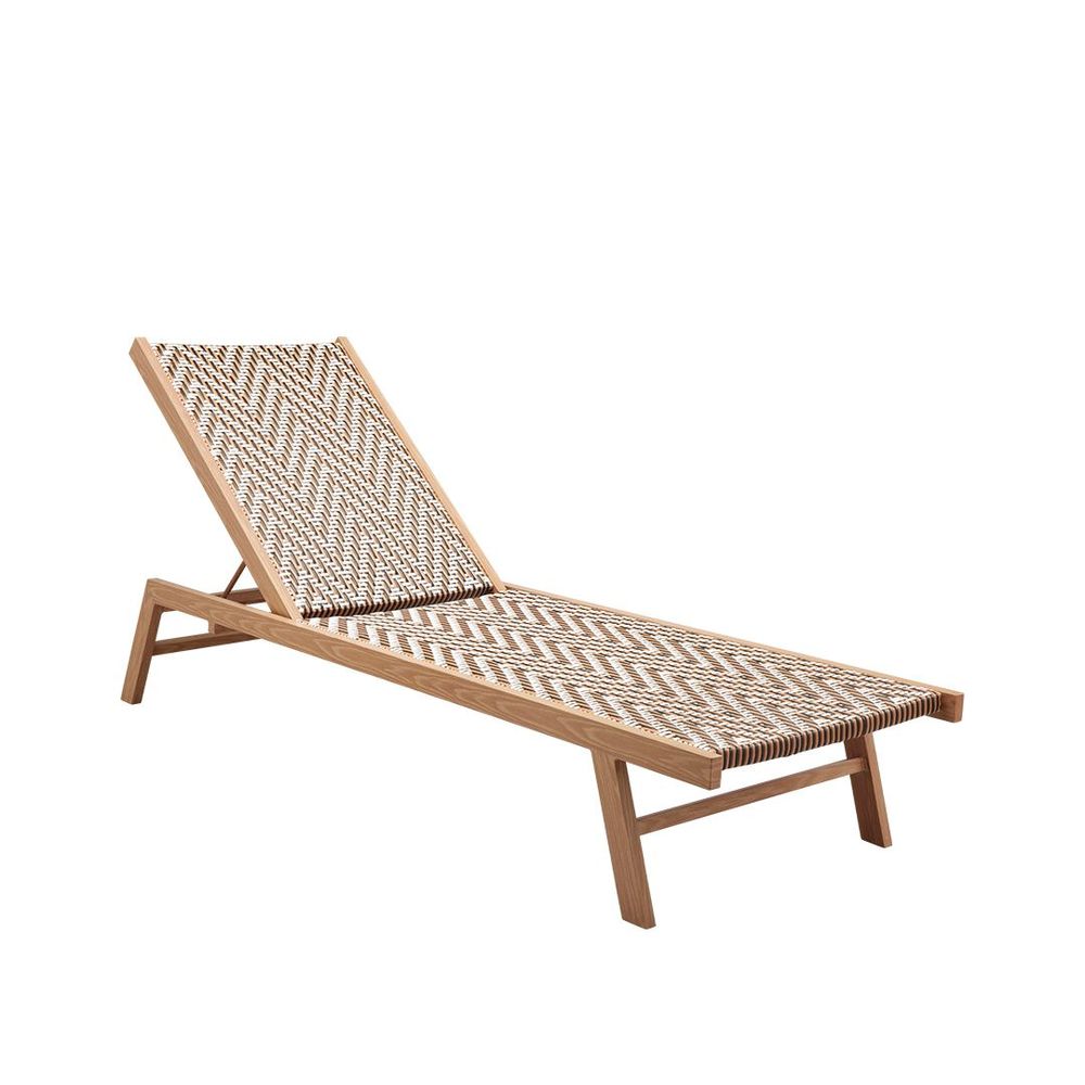 Transats - Chaise longue Archipel en osier synthétique - CFOC