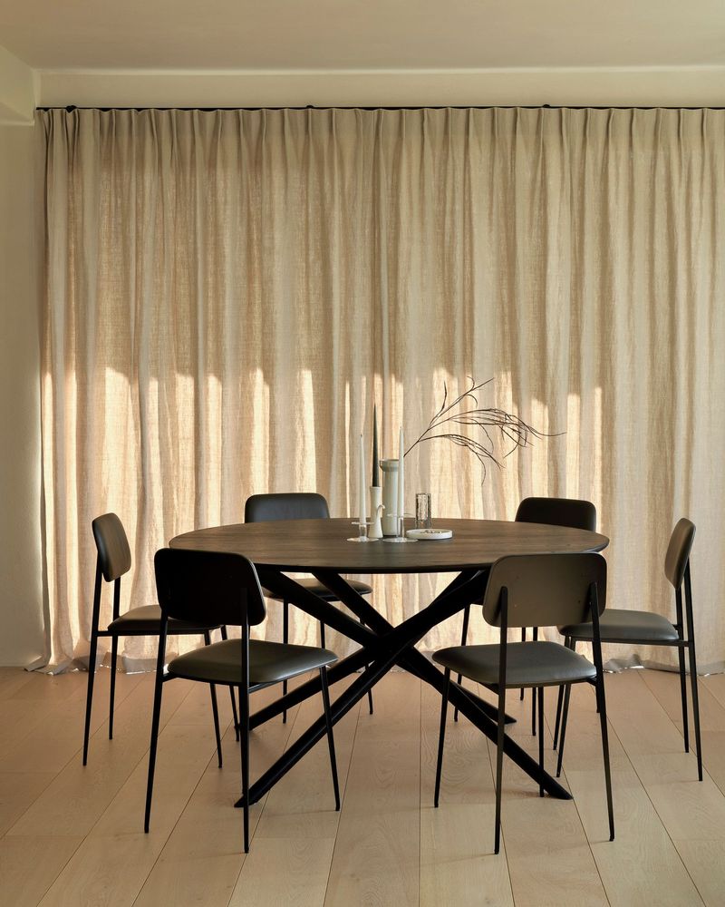 Dining Tables - Mikado black dining table - ETHNICRAFT