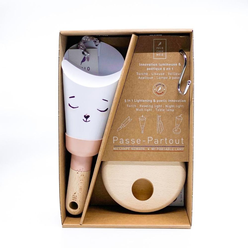 Lampes sans fil - Coffret Lampe Nomade "Passe-Partout" Pipouette fait dodo - MAISON POLOCHON