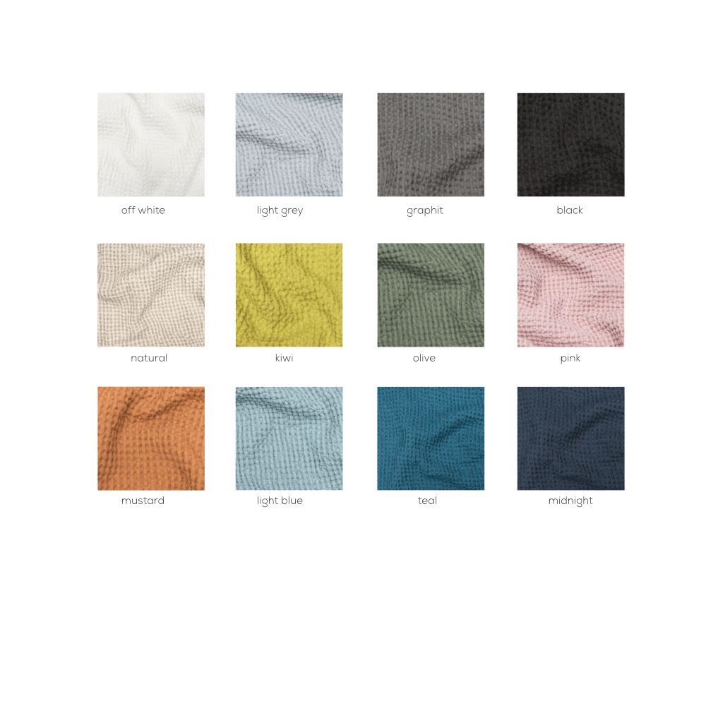 Bed linens - Linen waffle blanket - PANAPUFA