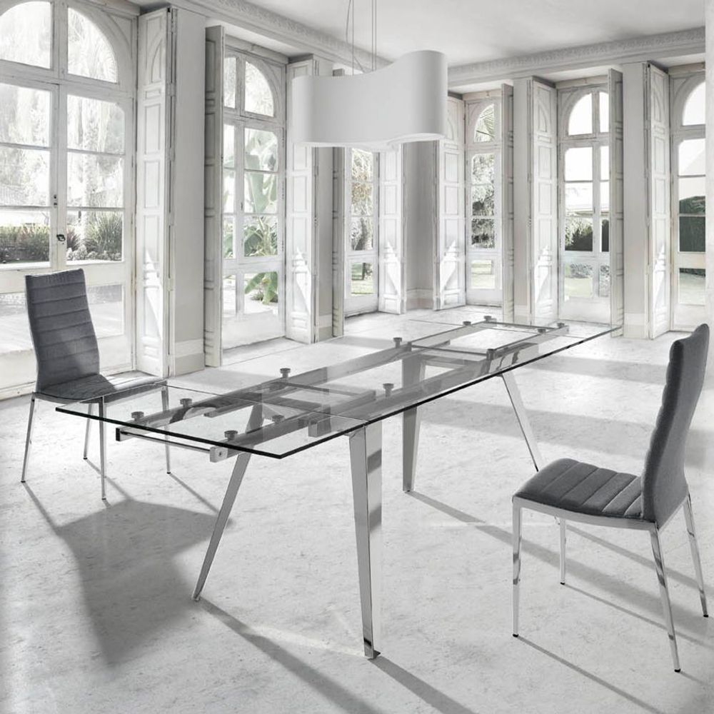 Dining Tables - Extendable glass dining table - ANGEL CERDÁ
