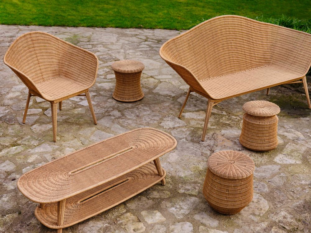 Fauteuils de jardin - Tabouret en osier SILLAGE - CFOC