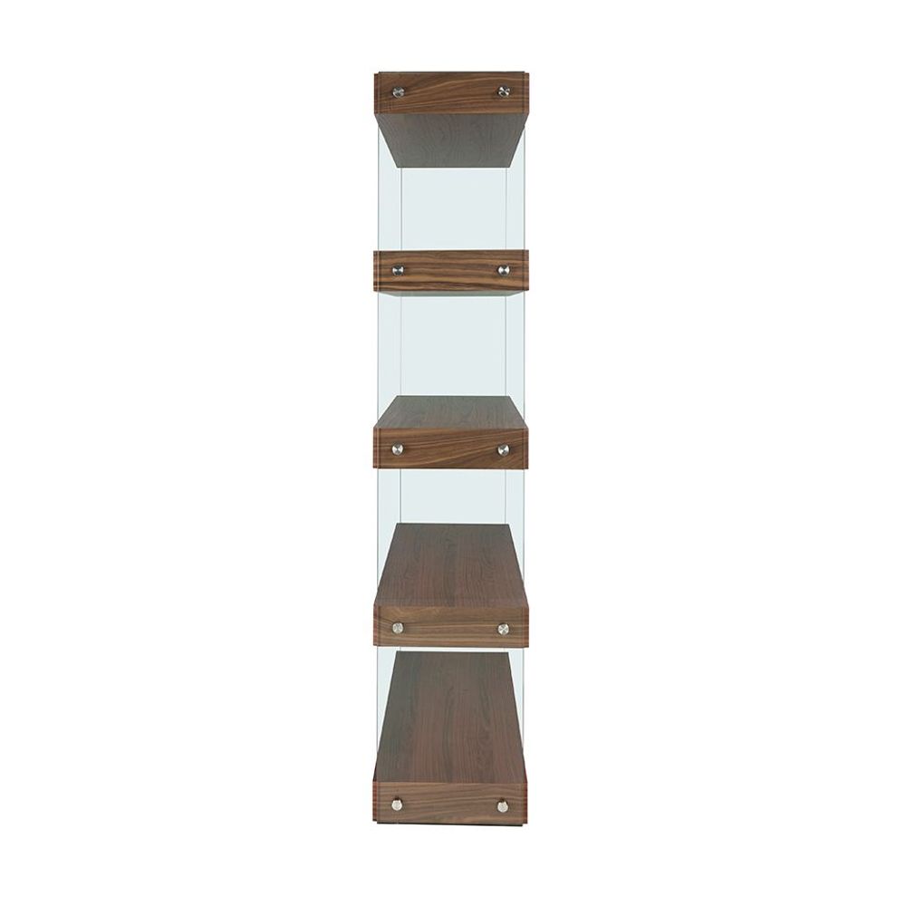 Mobilier et rangements pour bureau - Bibliothèque en noyer et verre - ANGEL CERDÁ