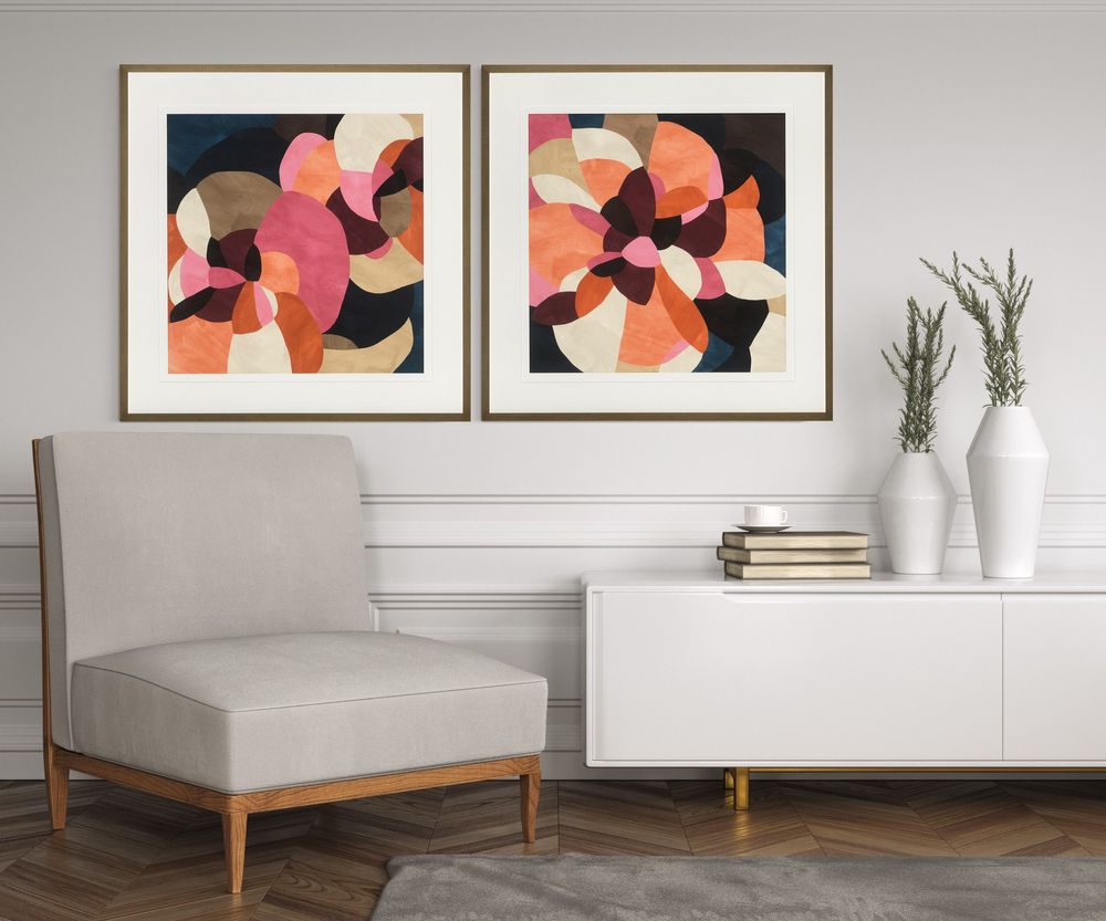 Frames - Wall decoration. Hidden Floral Bloom & Hidden Floral Thrive - ABLO BLOMMAERT