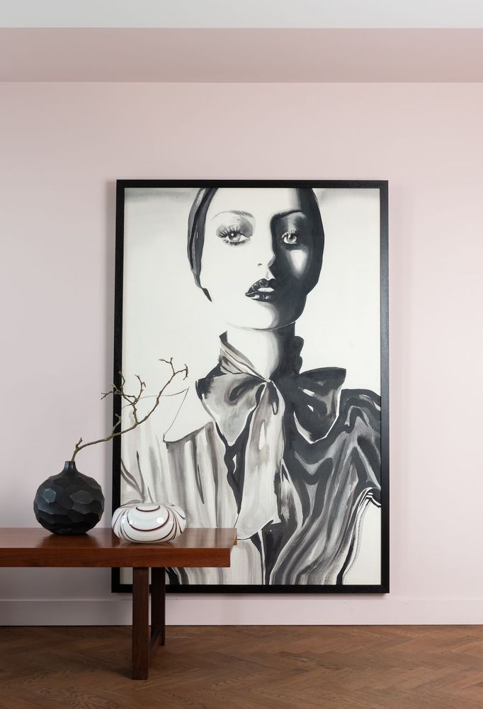 Autres décorations murales - Velvet Decopanels Margot Black and White - MONDILAB