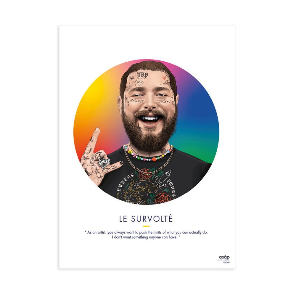 Gifts - POSTER - LE SURVOLTÉ (limited edition) - ASÅP CREATIVE STUDIO