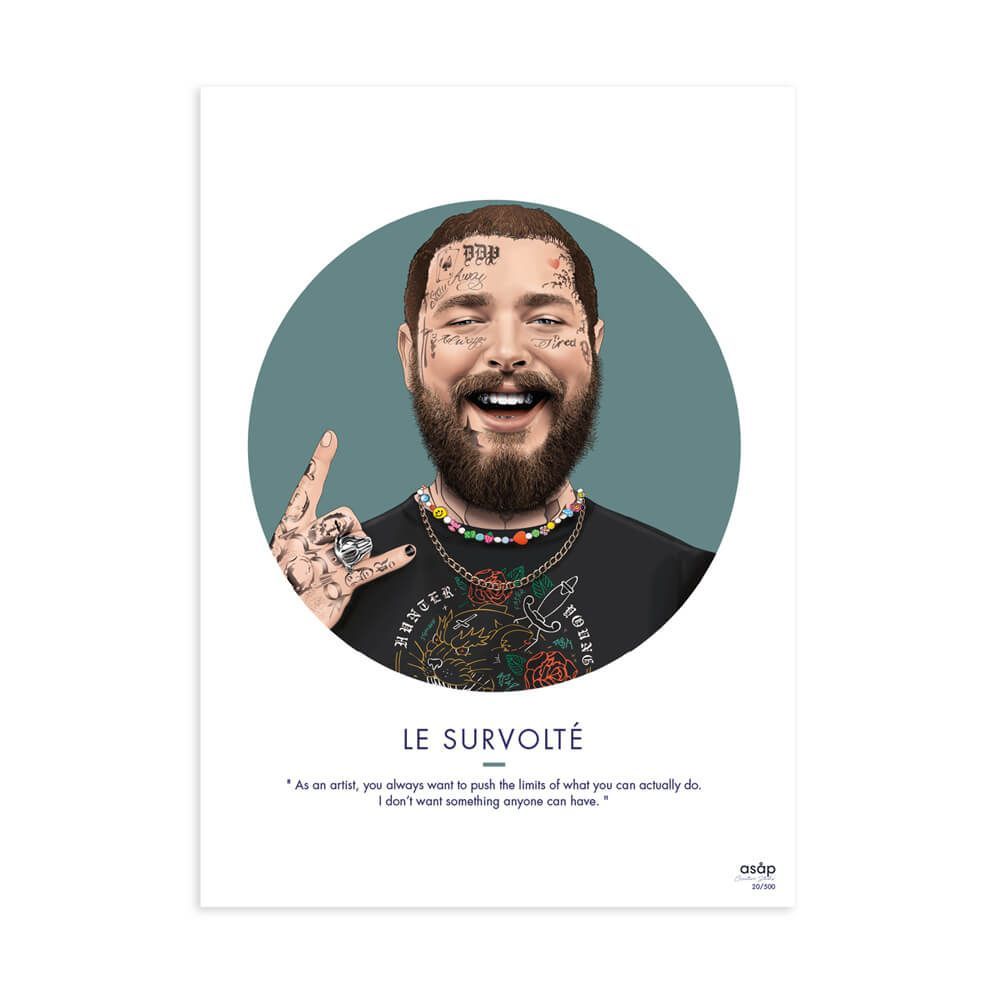 Gifts - POSTER - LE SURVOLTÉ (limited edition) - ASÅP CREATIVE STUDIO
