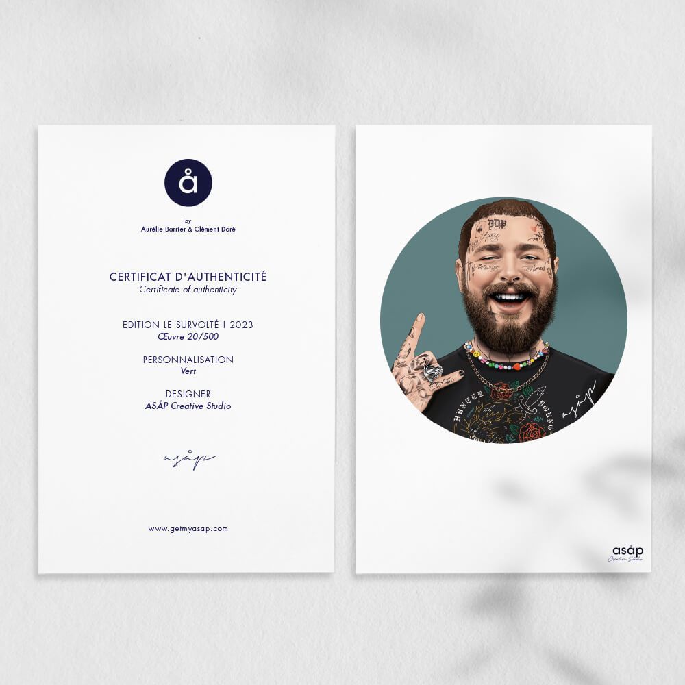 Gifts - POSTER - LE SURVOLTÉ (limited edition) - ASÅP CREATIVE STUDIO