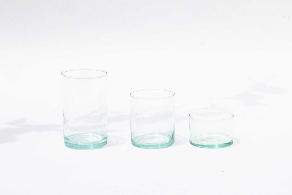 Glass - Recycled Glass Cylinder - ALCANTARA-FREDERIC