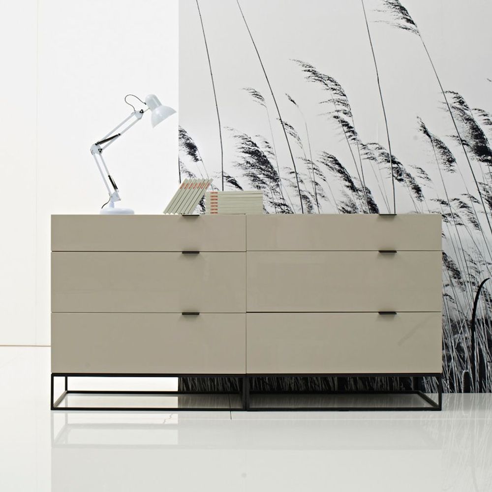 Commodes - Commode en acier noir - ANGEL CERDÁ