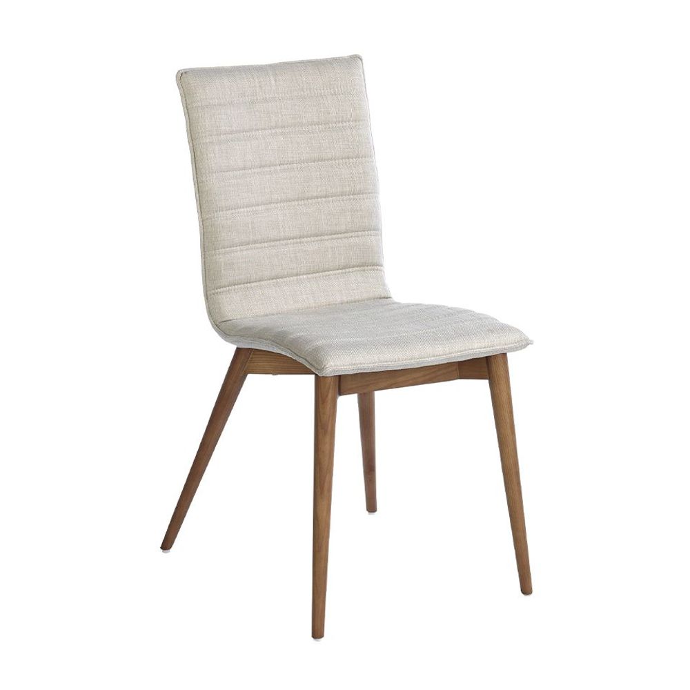 Chaises - Chaise de table à manger rembourrée en tissu - ANGEL CERDÁ