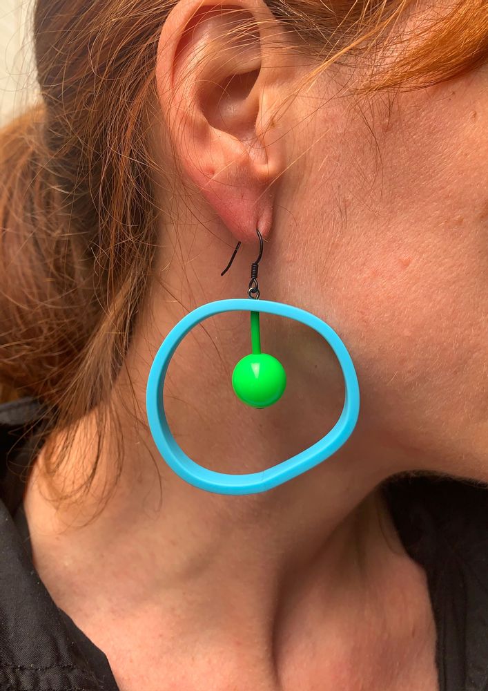 Cadeaux - Boucles d'oreille Em Turquoise / vert - SAMUEL CORAUX
