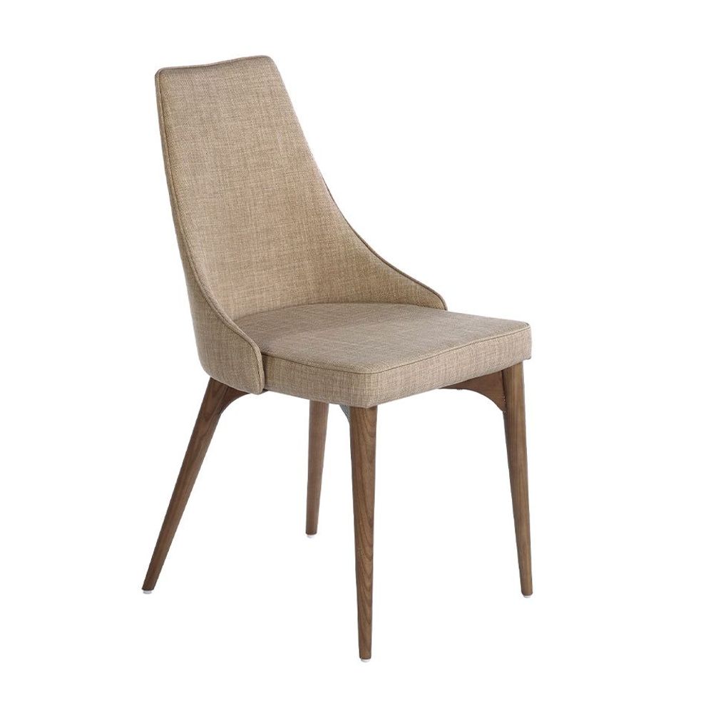 Chaises - Chaise de table à manger rembourrée en tissu - ANGEL CERDÁ