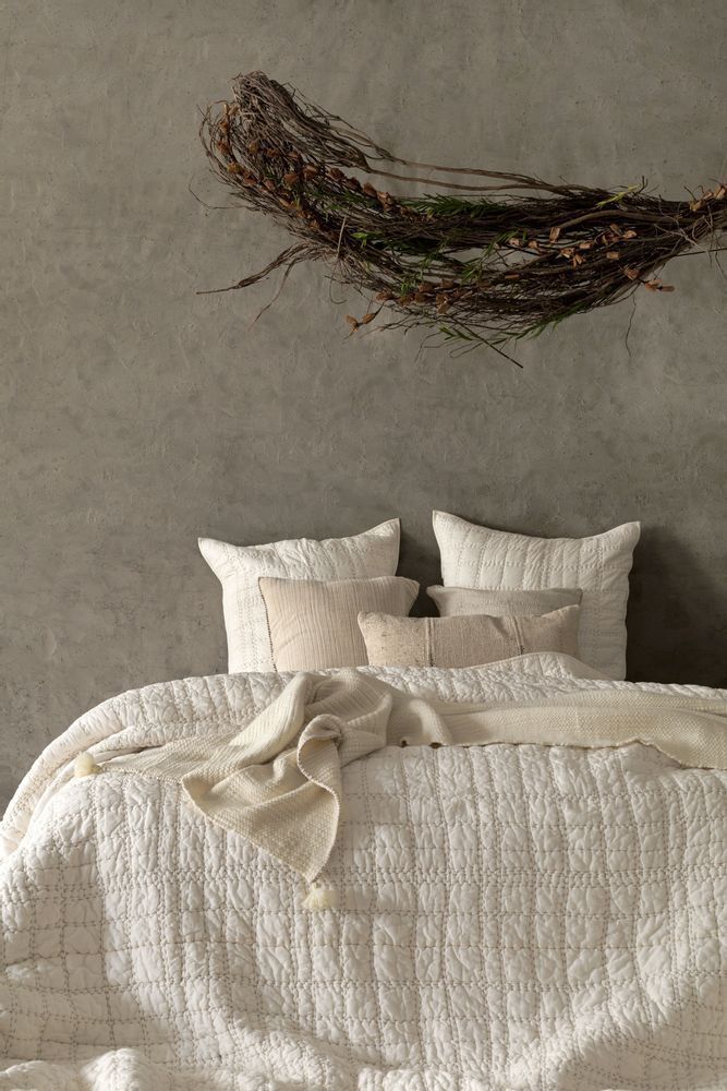 Bed linens - COMFORTER - CHECK BOX - NEEM LIVING
