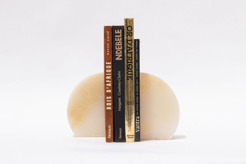 Objets de décoration - Serre-livres en marbre - ALCANTARA-FREDERIC