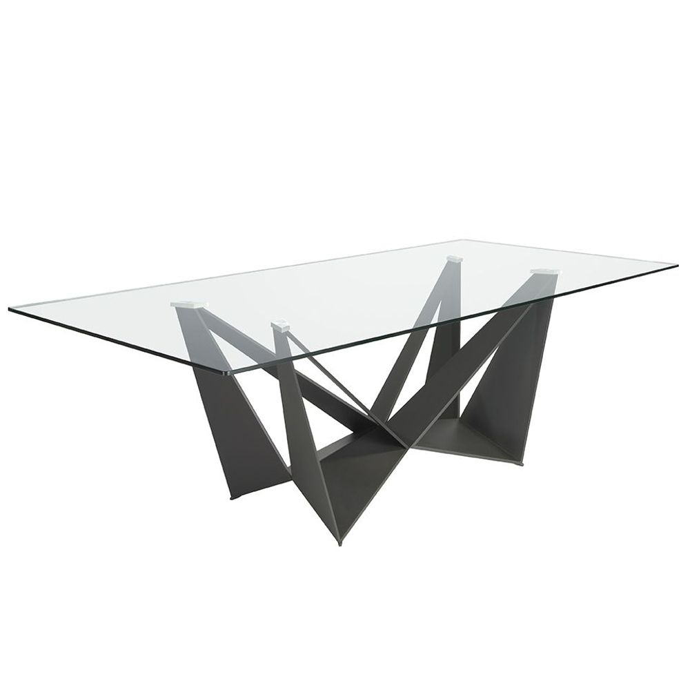 Tables Salle à Manger - Table de salle à manger rectangulaire en verre - ANGEL CERDÁ