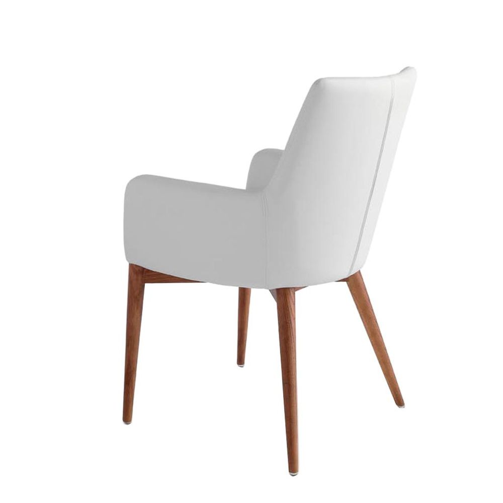 Chairs - Upholstered leatherette Dining table chair - ANGEL CERDÁ