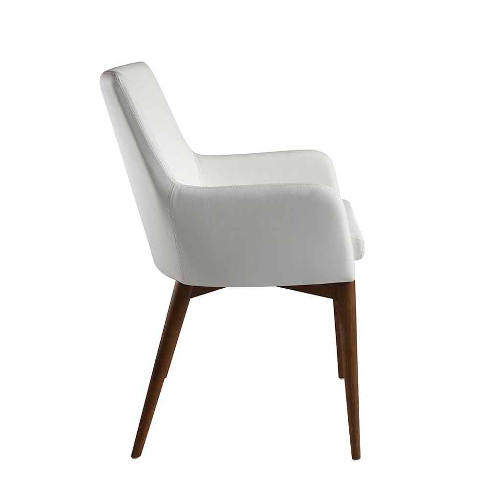 Chairs - Upholstered leatherette Dining table chair - ANGEL CERDÁ
