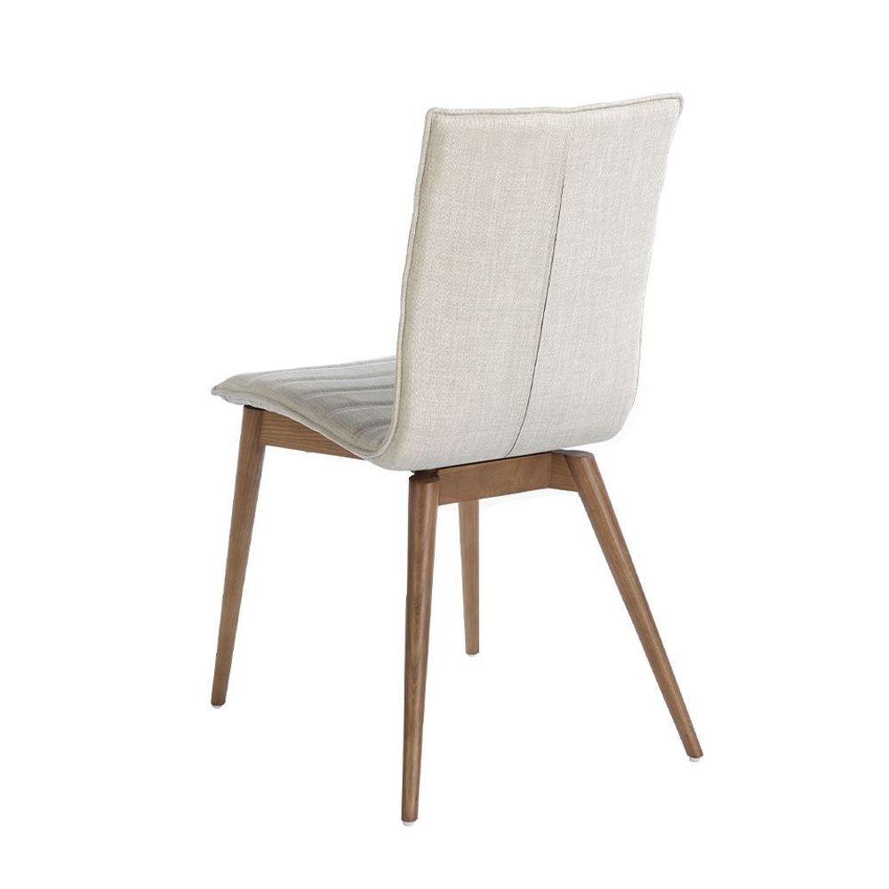 Chaises - Chaise de table à manger rembourrée en tissu - ANGEL CERDÁ