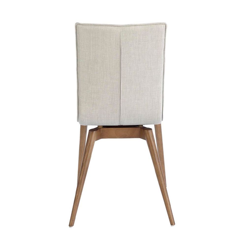 Chaises - Chaise de table à manger rembourrée en tissu - ANGEL CERDÁ