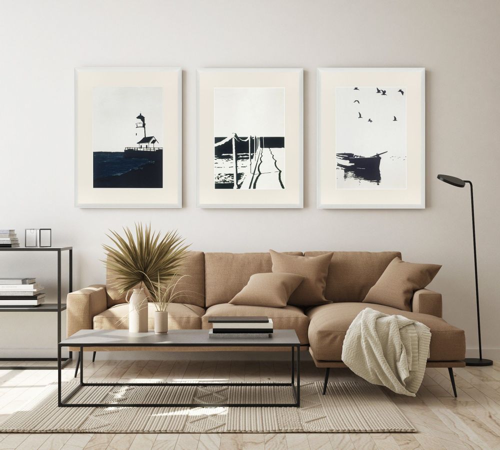 Art photos - Wall decoration. Light House / July / Floating. - ABLO BLOMMAERT