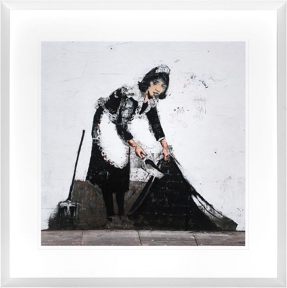 Art photos - Wall decoration. Banksy: New North Road/Regents Park Road - ABLO BLOMMAERT