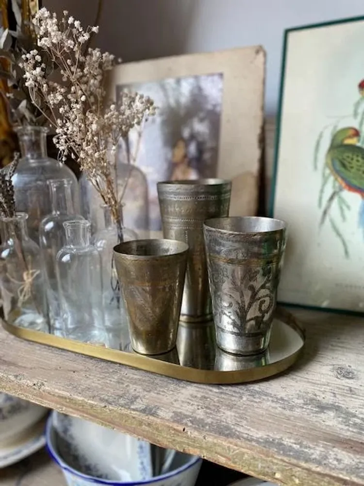 Vases - VINTAGE LASSI GLASS - CURIOSITY LAB