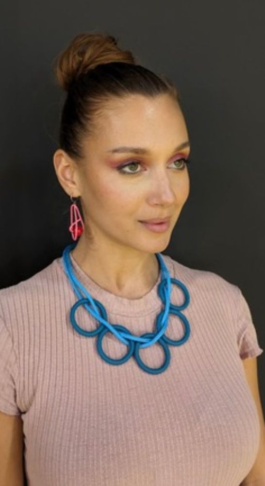 Gifts - Hublo duck blue necklace - SAMUEL CORAUX