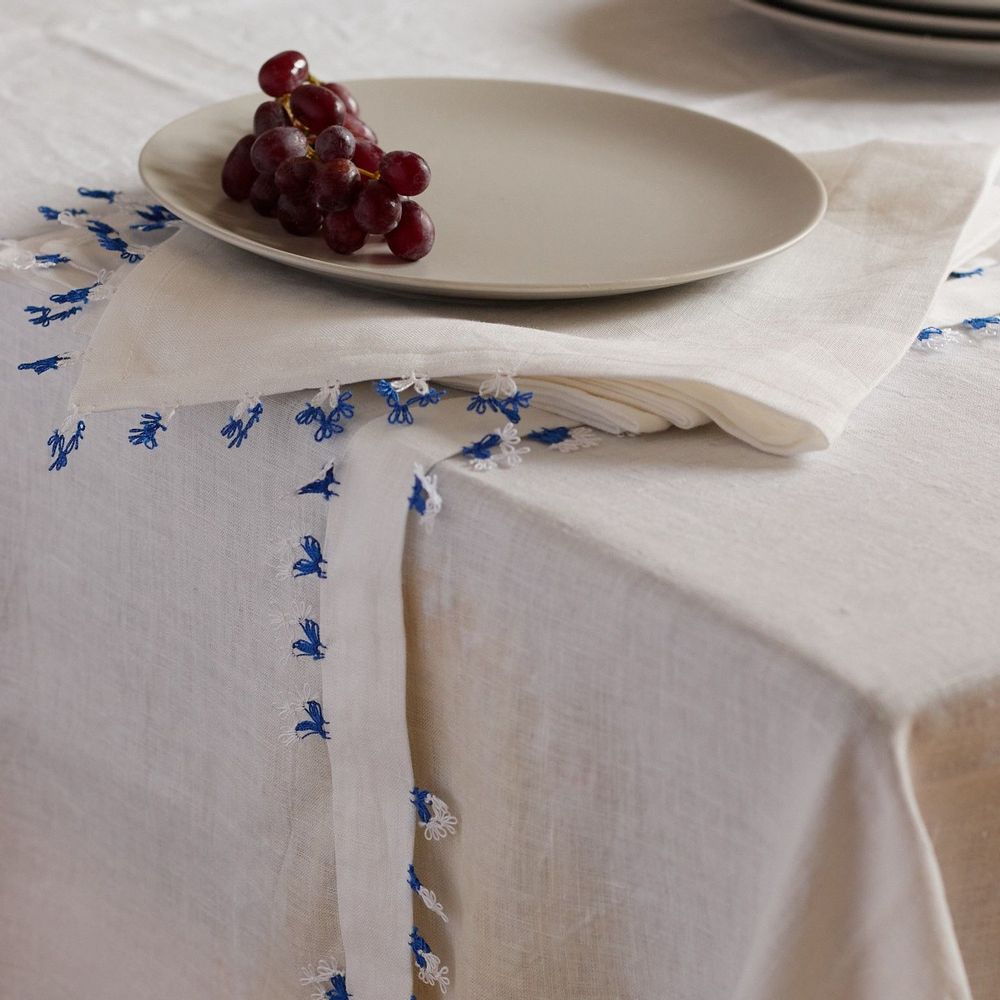 Table linen - TABLE NAPKIN TABLECLOTH - NADIA DAFRI PARIS