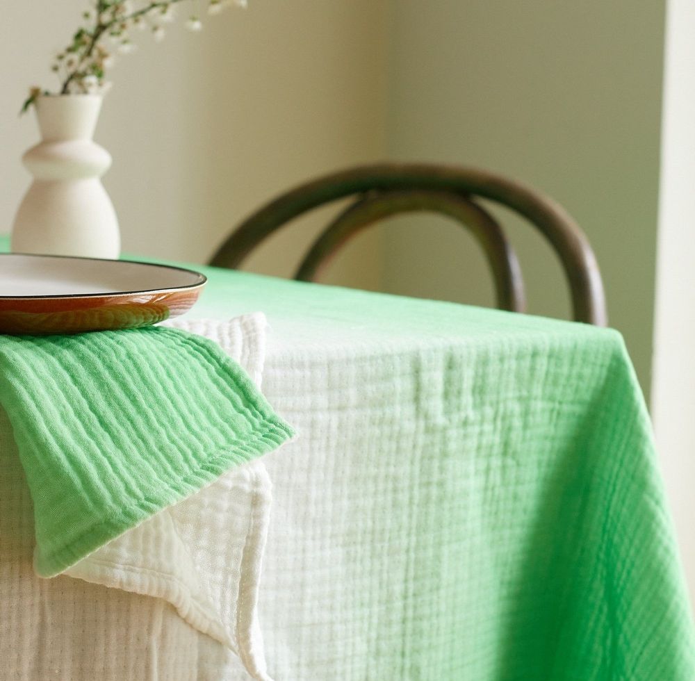 Linge de table textile - SERVIETTE DE TABLE TIE AND DYE COTON BIOLOGIQUE TEINTURE EOKOTEX - NADIA DAFRI PARIS