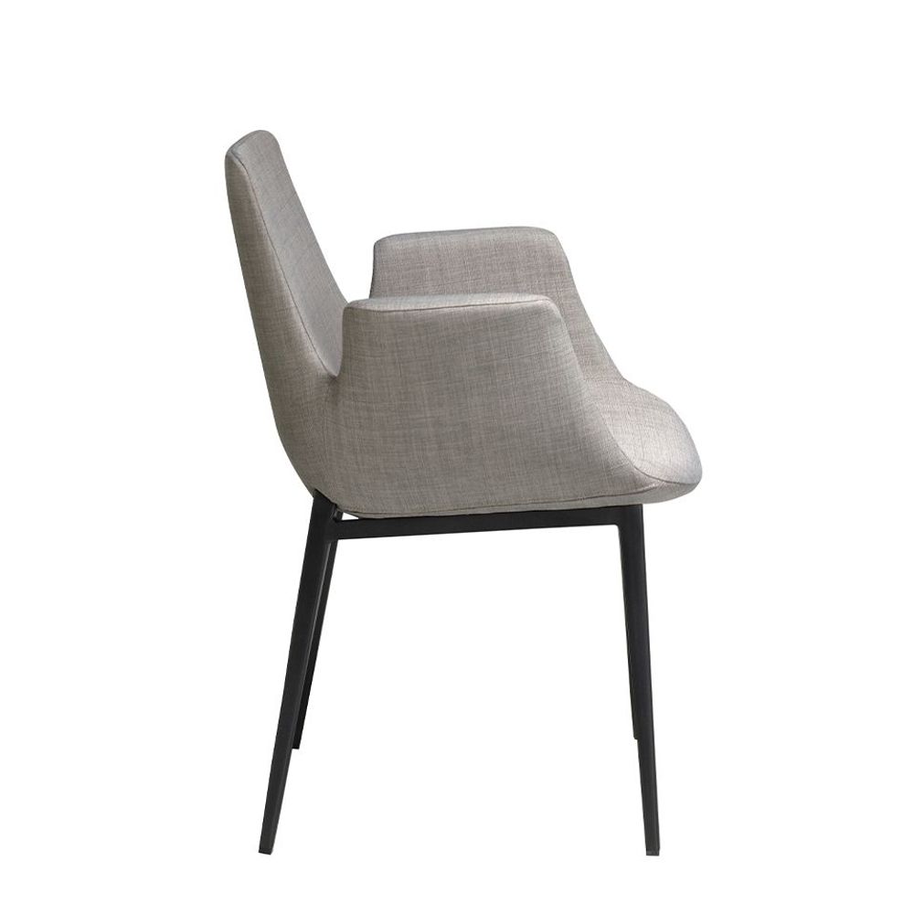 Chaises - Chaise de table à manger rembourrée en tissu - ANGEL CERDÁ