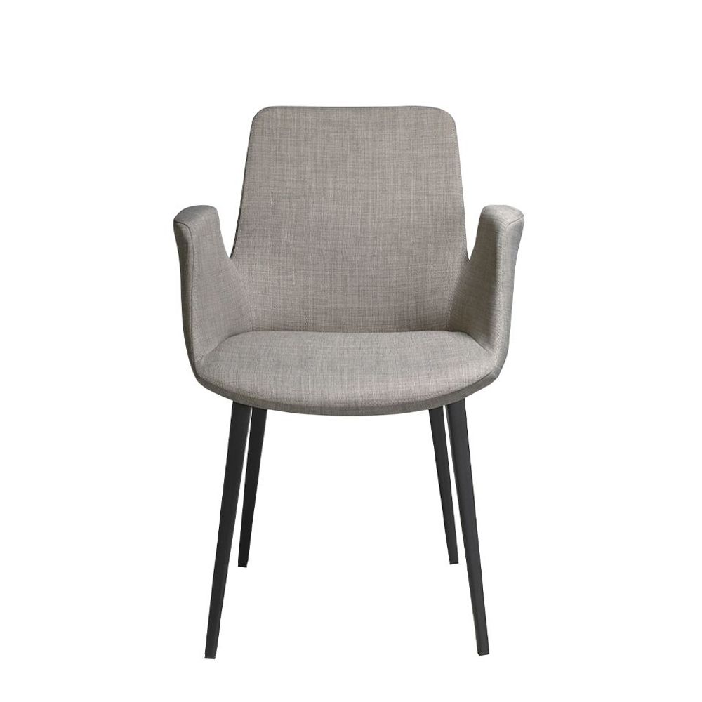 Chaises - Chaise de table à manger rembourrée en tissu - ANGEL CERDÁ