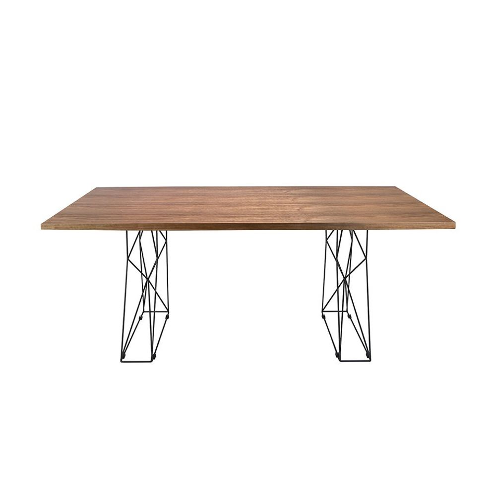 Tables Salle à Manger - Table de salle à manger rectangulaire en bois de noyer - ANGEL CERDÁ