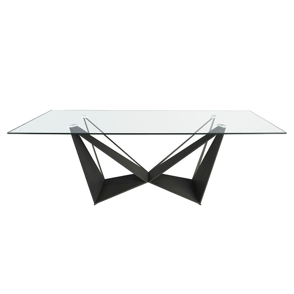 Tables Salle à Manger - Table de salle à manger rectangulaire en verre - ANGEL CERDÁ