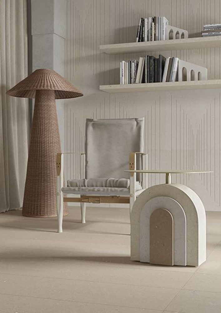 Tables basses - Arco (table basse en laiton) - PIMAR ITALIAN LIMESTONE SPECIALIST